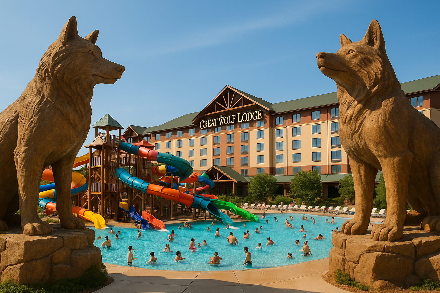 Great Wolf Lodge comparison graphic for a Travel n Taste Journal review.