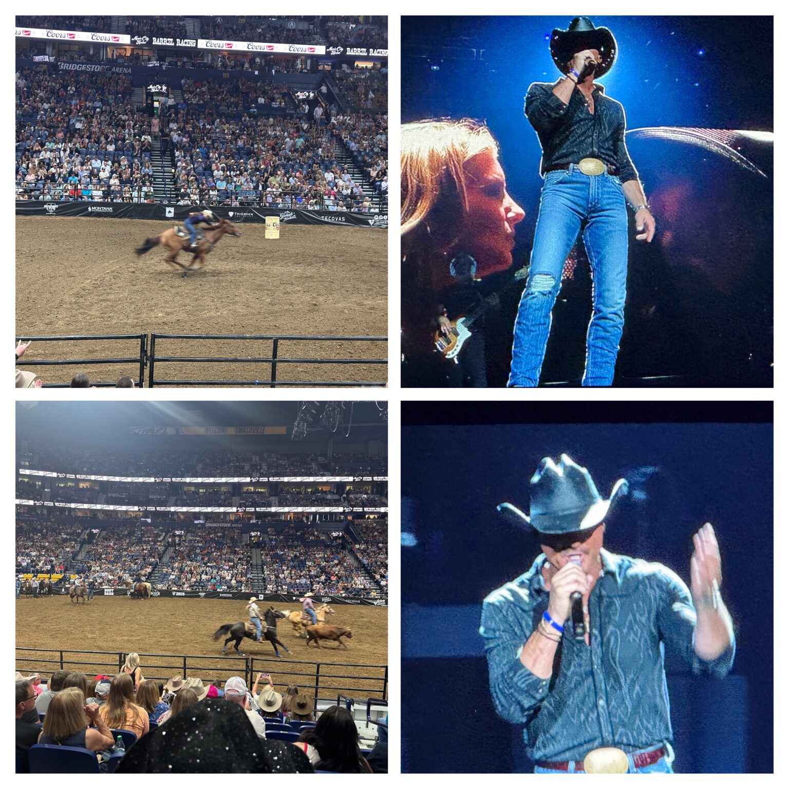 Music City Rodeo + Tim McGraw travel photo from Travel n Taste Journal.